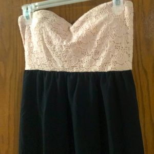 Strapless Flowy Elegant Dress